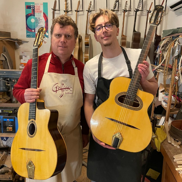 Cyril Gaffiero dans son atelier